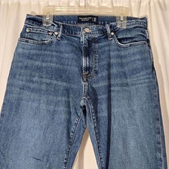Abercrombie & Fitch signature stretch athletic skinny jeans 33x32 - Picture 6 of 11